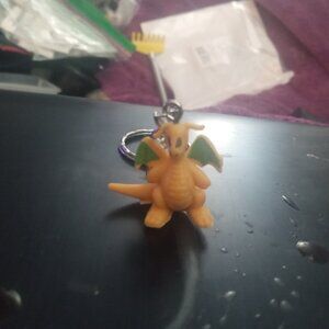 Handmade Dragonite Pokemon Keychain